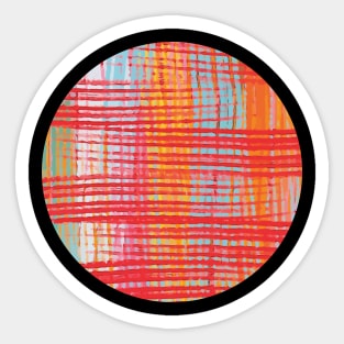 Modern abstract lines texture digital Sticker